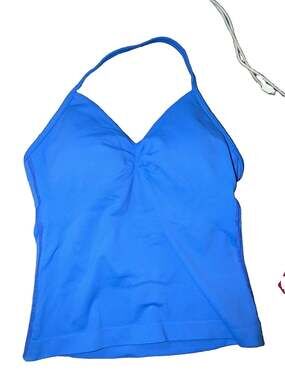 NWOT DFYNE Blue Impact Longline Strappy Top SIZE Small (AM4)